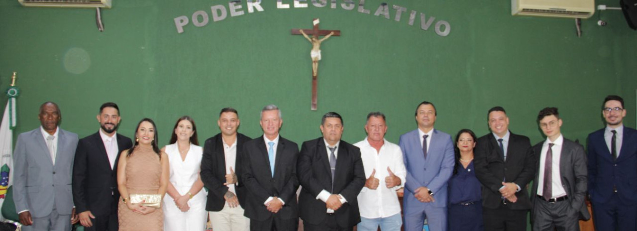 Prefeito, Vice e Vereadores tomam posse para o Mandato 2025-2028