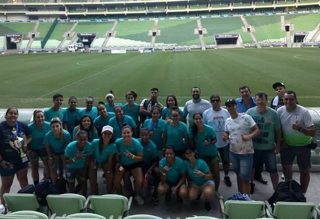 Cerqueirenses participaram da Copa Palmeiras no Allianz  