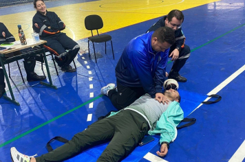Secretaria de Esportes participa de cursos de primeiros socorros com SAMU 