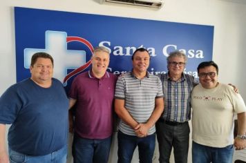 Município recebe visita do Superintendente da UNESP para futura parceria com a Santa Casa 
