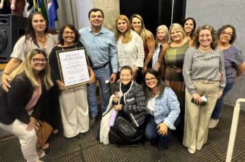 Município de Cerqueira César recebe premiação do SARESP 