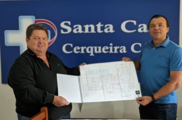 Provedor do Hospital e Prefeito Municipal anunciam a reforma da Santa Casa