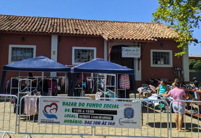 Fundo Social de Solidariedade realiza Bazar Beneficente até  (15/09)