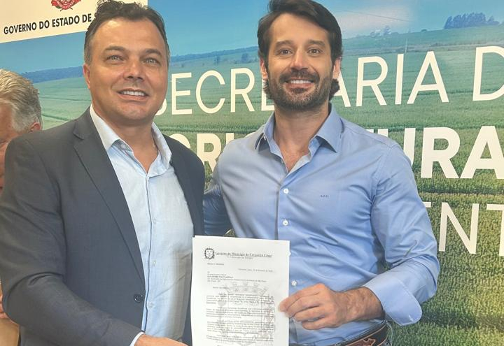 Prefeito se reúne com o Secretário de Agricultura do Estado, Guilherme Piai 