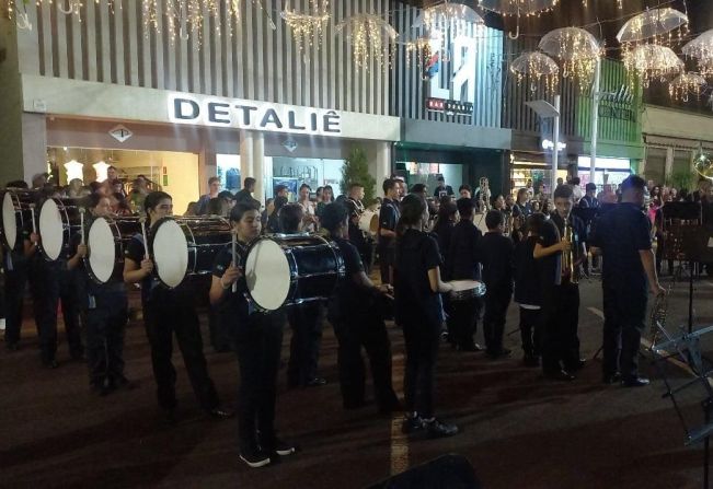 Banda Marcial de Cerqueira César participa do 