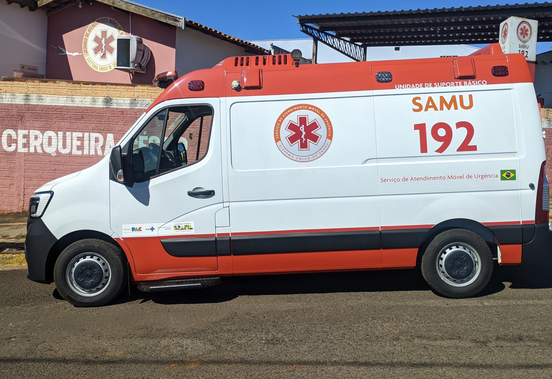 Nova ambulância do SAMU entra em funcionamento para reforçar os atendimentos 