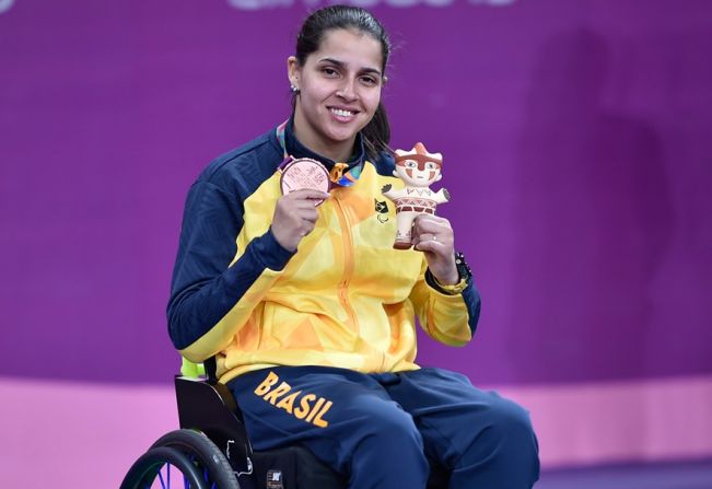 Em Lima, Cátia conquista bronze e vaga para os Jogos de Tóquio 